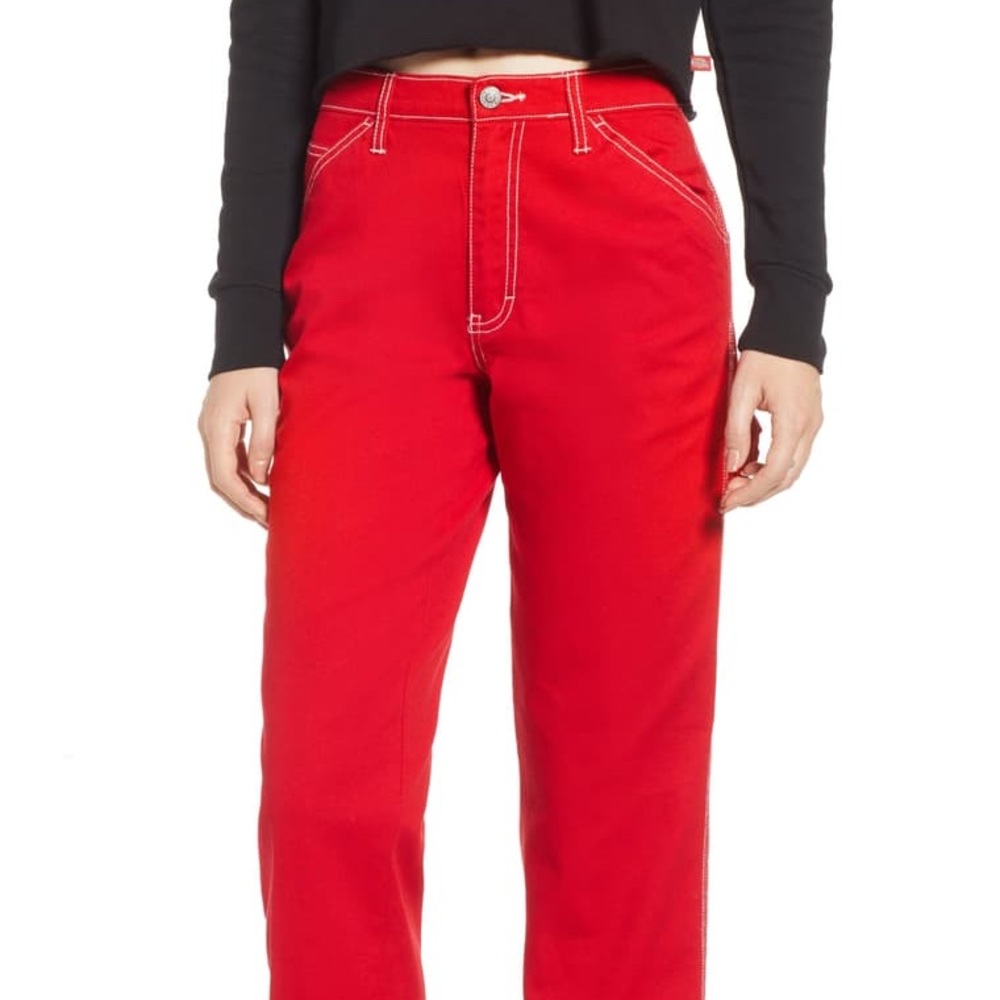 Red Carpenter style Dickies